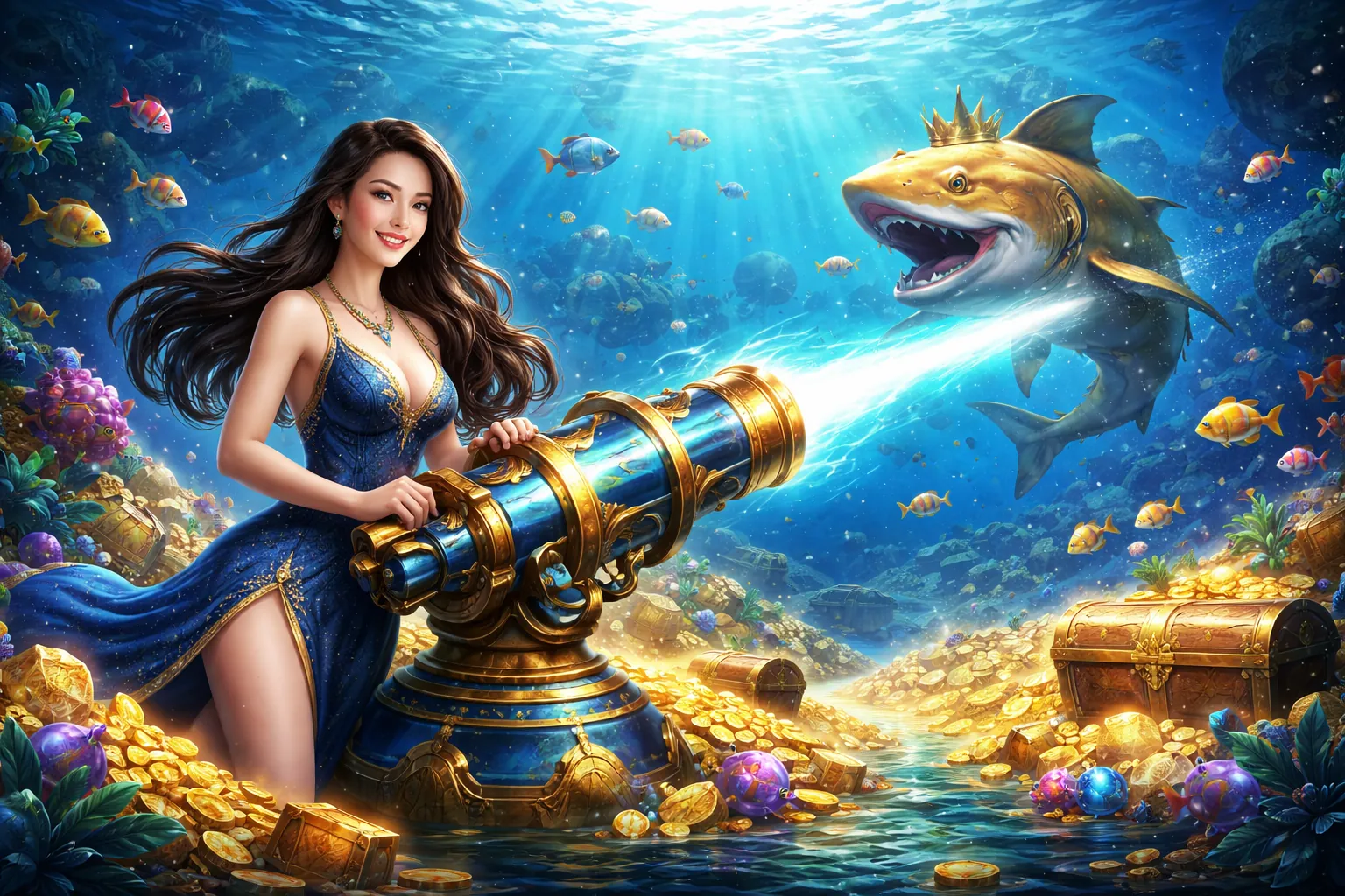 Săn thủy quái nhận thưởng hũ lớn tại game bắn cá online daga67