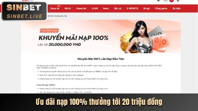 Bước 2: Nạp tiền vào tài khoản daga67